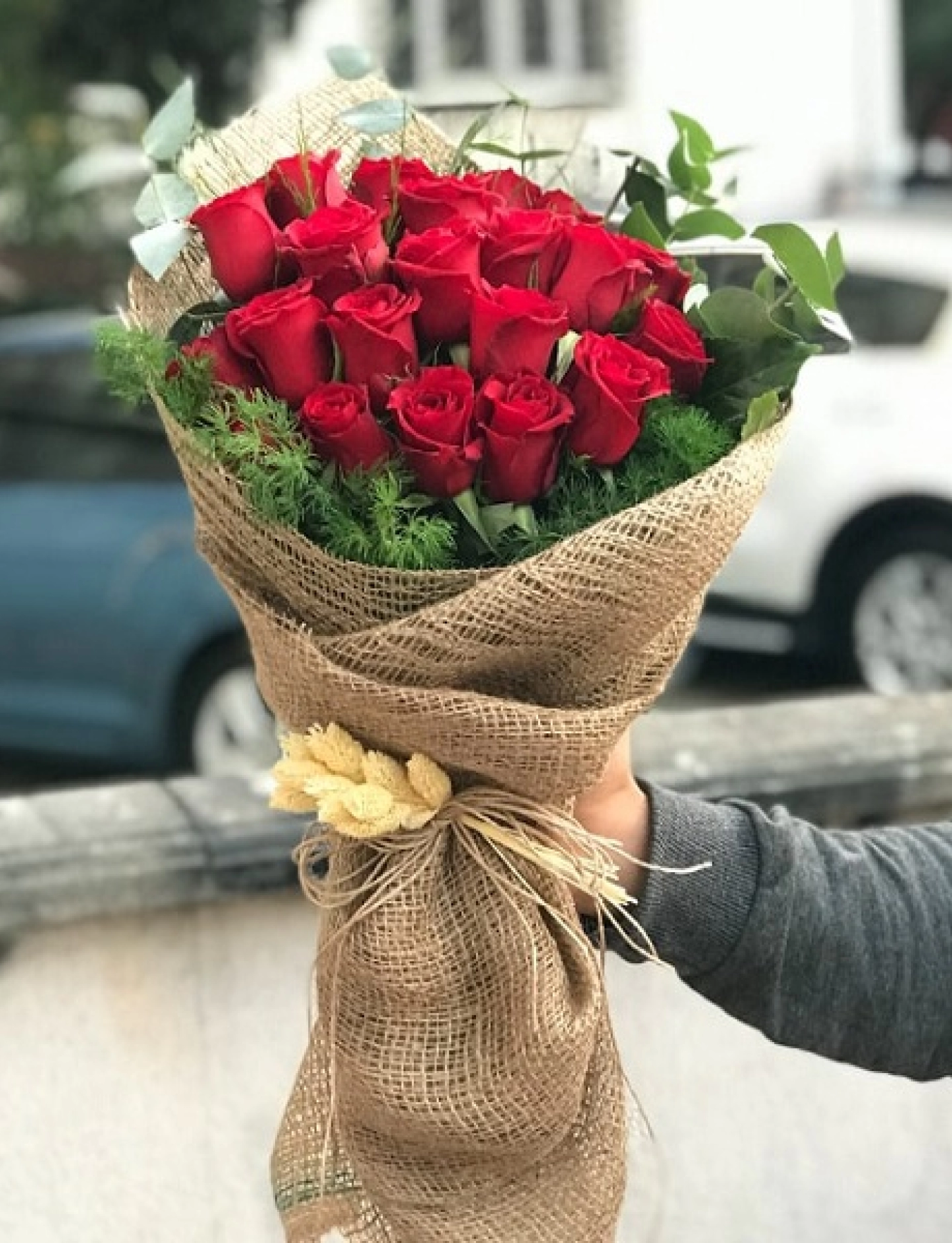 25 gül buketi