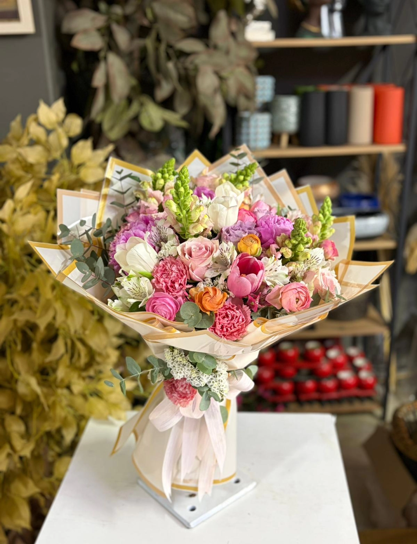 söz buketi pink elegant